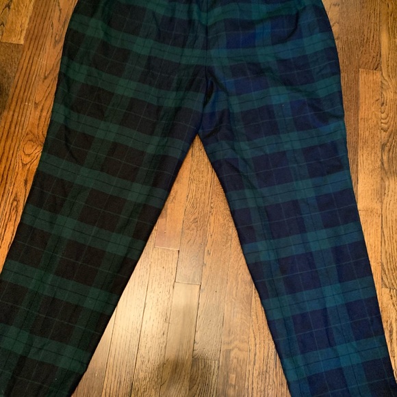 Talbots 18W plaid pants - Picture 2 of 8